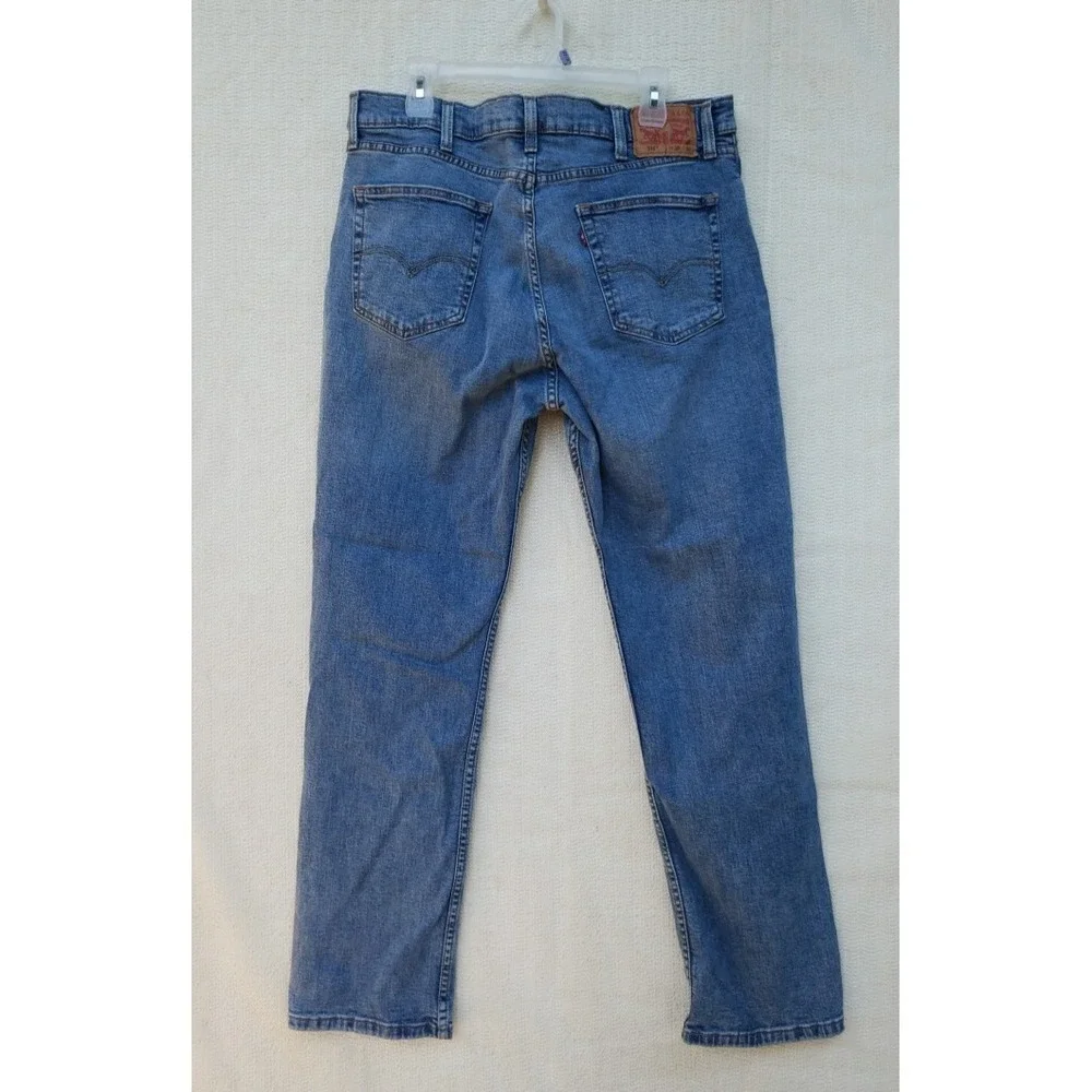 Levi's 511 Slim Fit Men's 38×32 Blue Jeans Denim Straight Leg Zip Fly